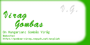 virag gombas business card